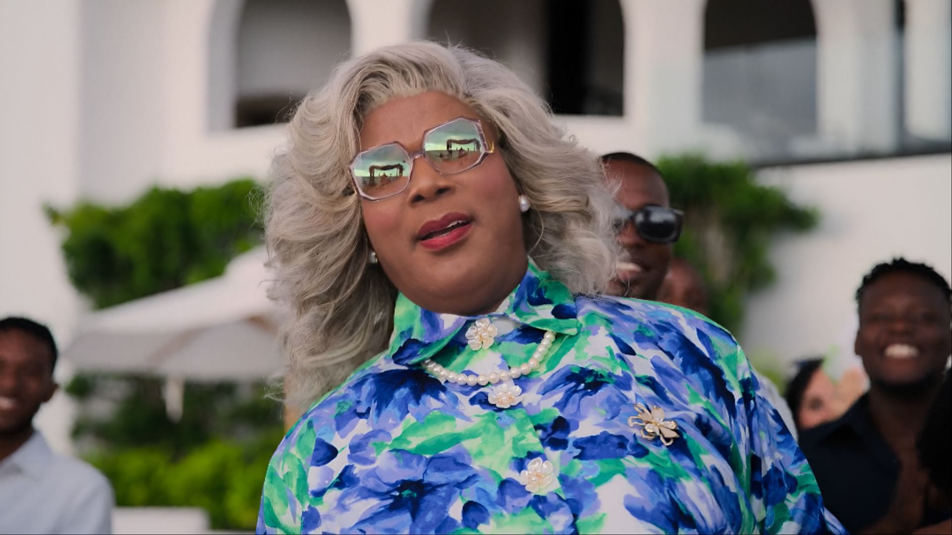 Madea leads the family with sass and wisdom in Madea’s Destination Wedding (Image via Netflix)